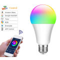 L&#39;ampoule LED Smart WIFI RGBW a mené des lumières intelligentes